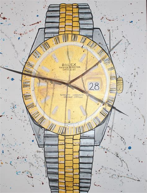 watch painting rolex